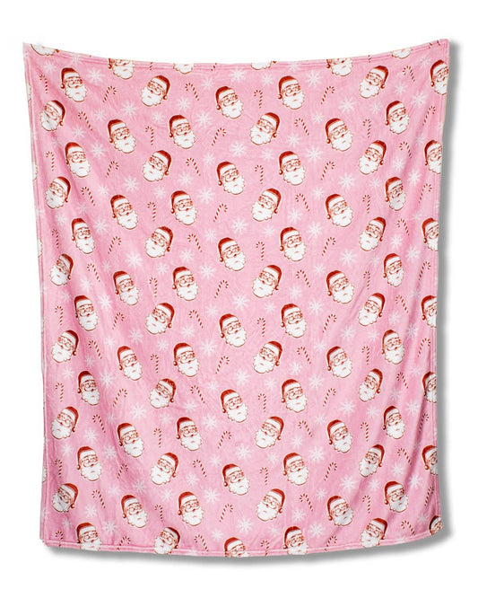 Candy Cane Cutie Throw Pink 50x60