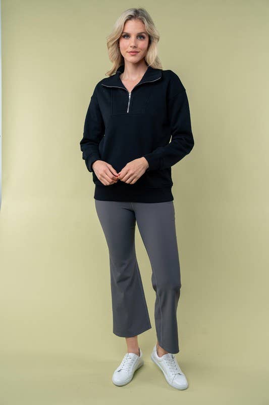 High Waisted Solid Knit Pants