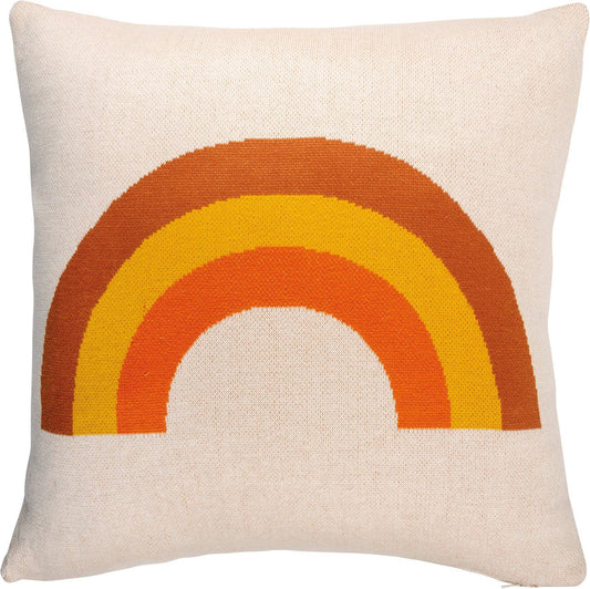 Tricolor Rainbow Pillow