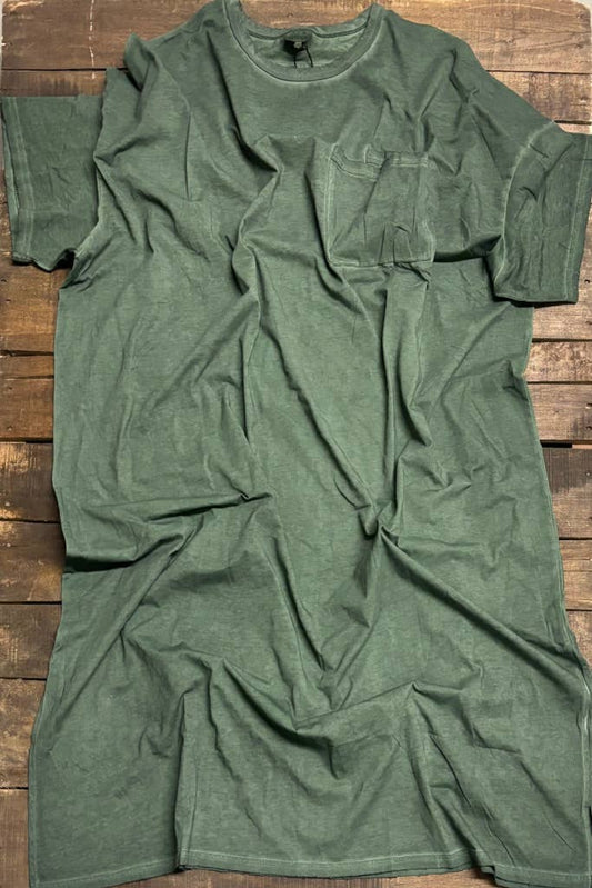 Jaded Gypsy Cute Comfort Dress - Emerald