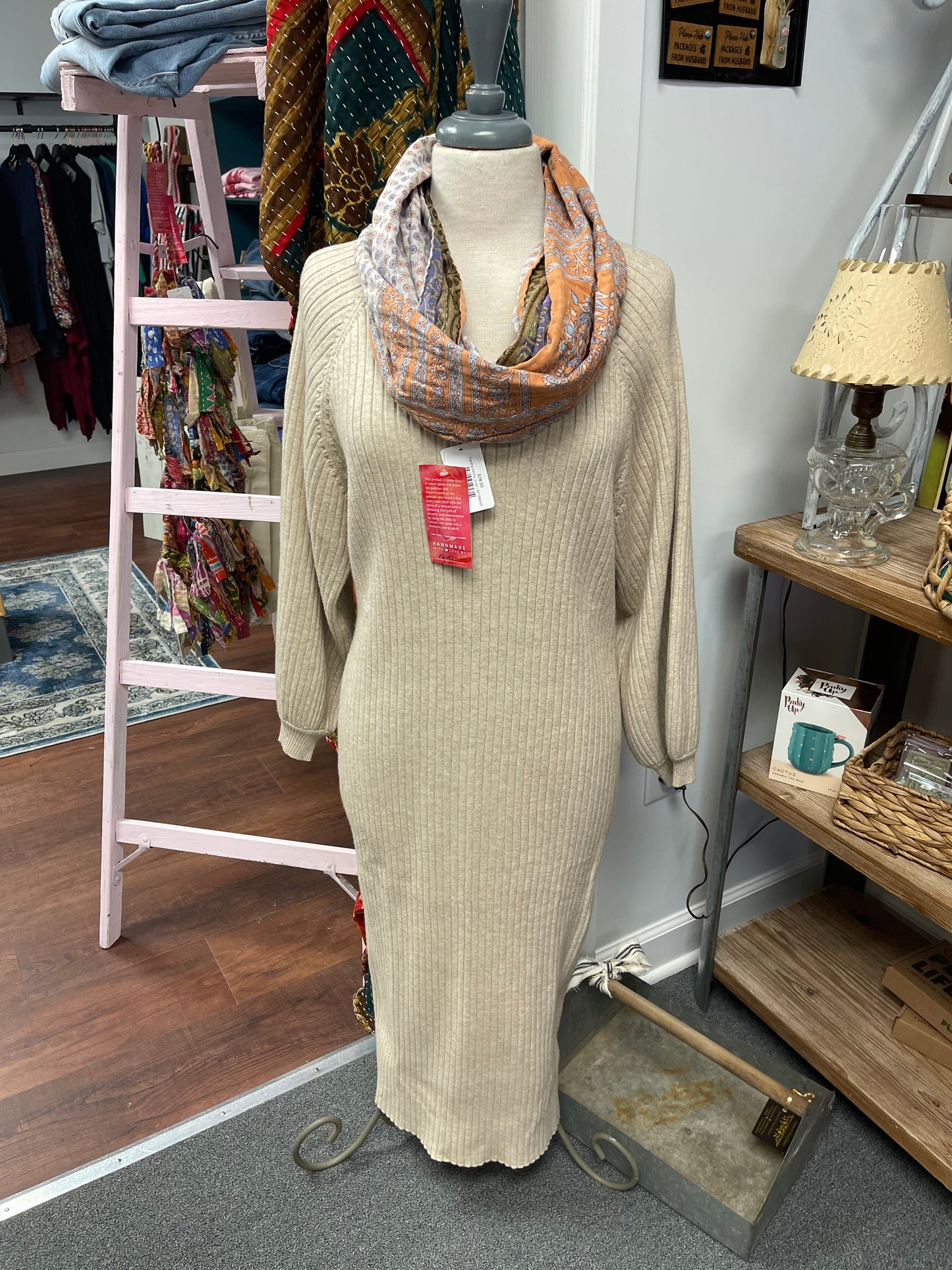 Romee Oatmeal Sweater Dress