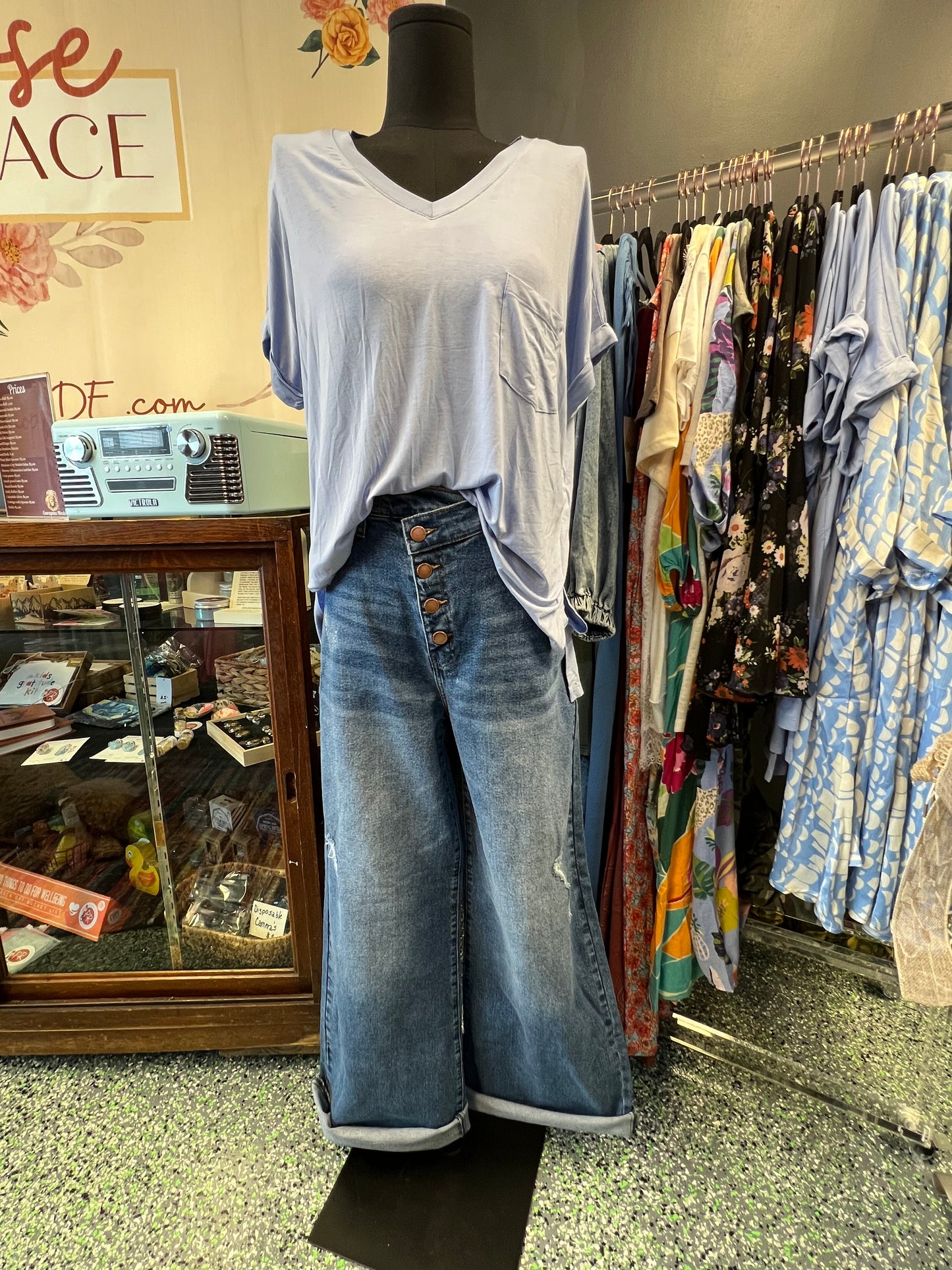 Vibrant Cross Over Denim