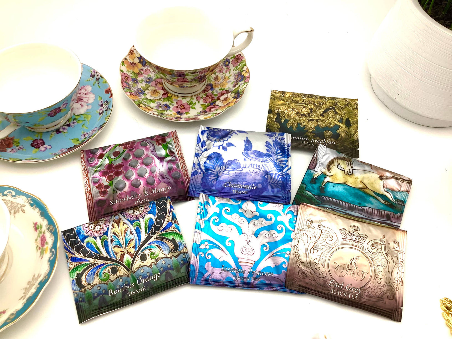 Beautiful tea party favors. Variety Assortment Newby Teas