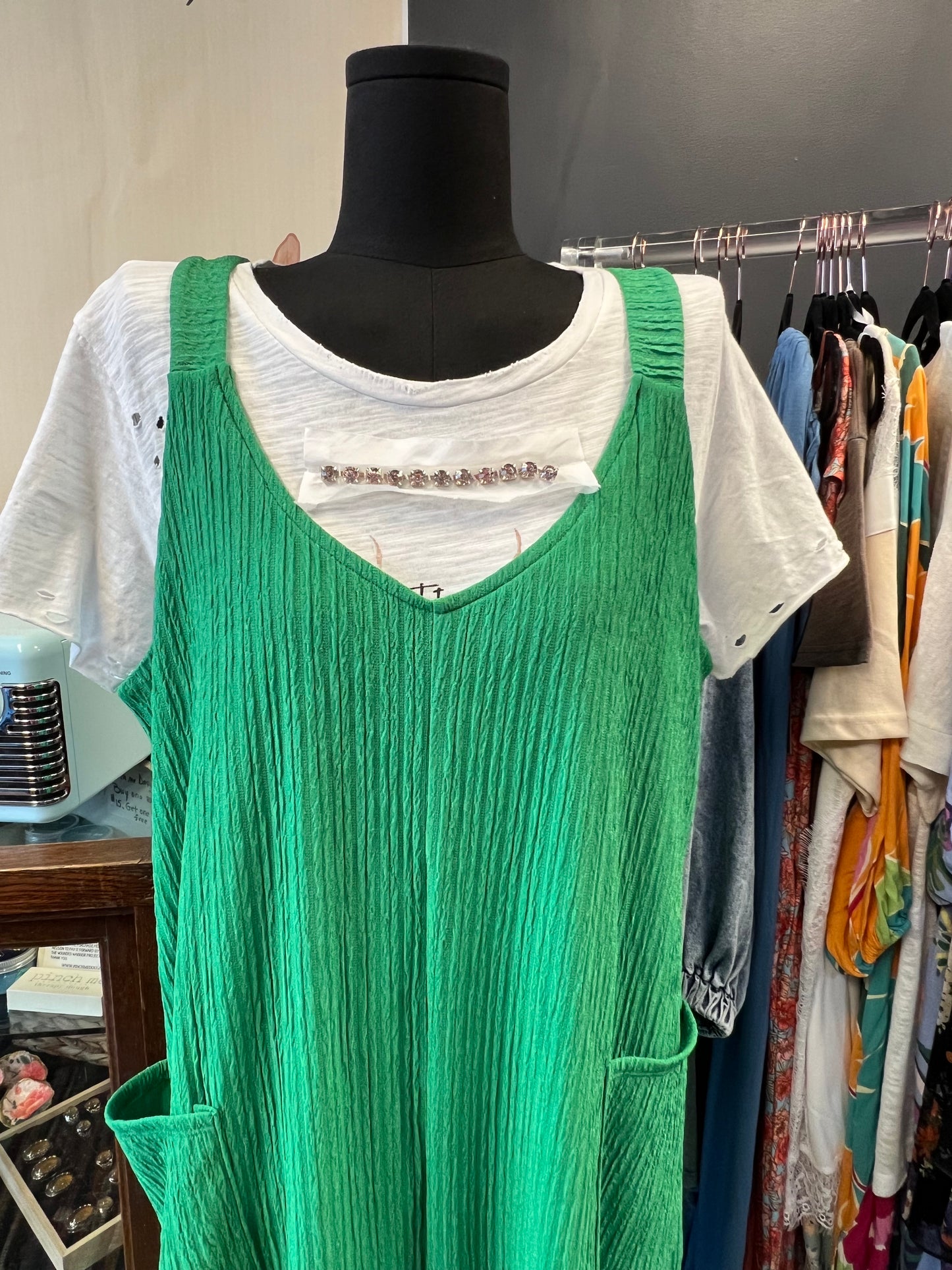 Adora Green Romper