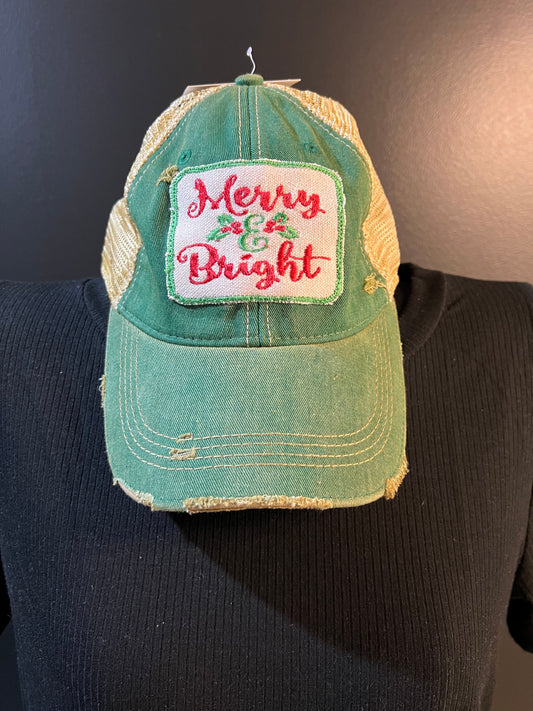 Distressed Christmas Hats!