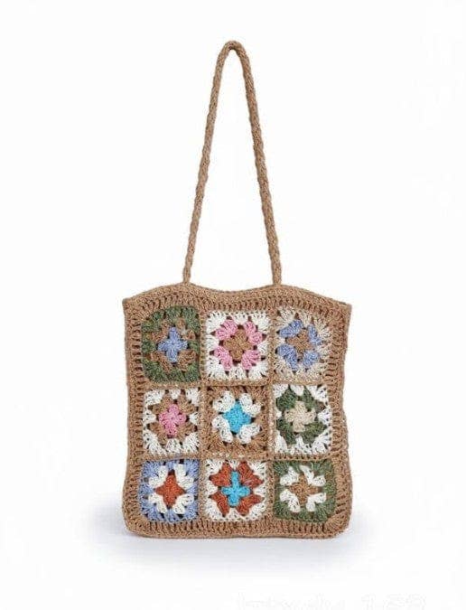 SF252116 Tilly Granny Square Chic Tote Bag