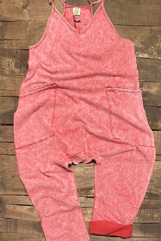 Jaded Gypsy Can't Miss This Romper - Vintage Scarlet