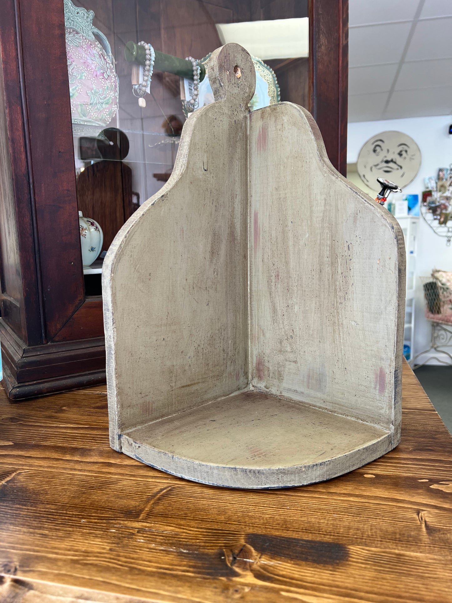Wooden Corner Shelf