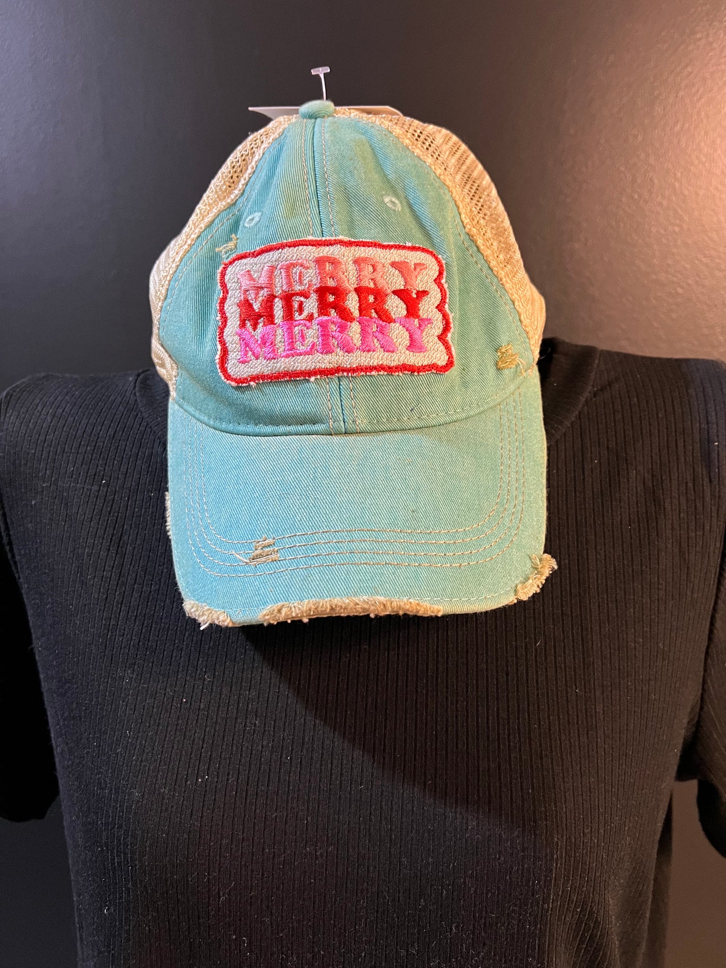 Distressed Christmas Hats!