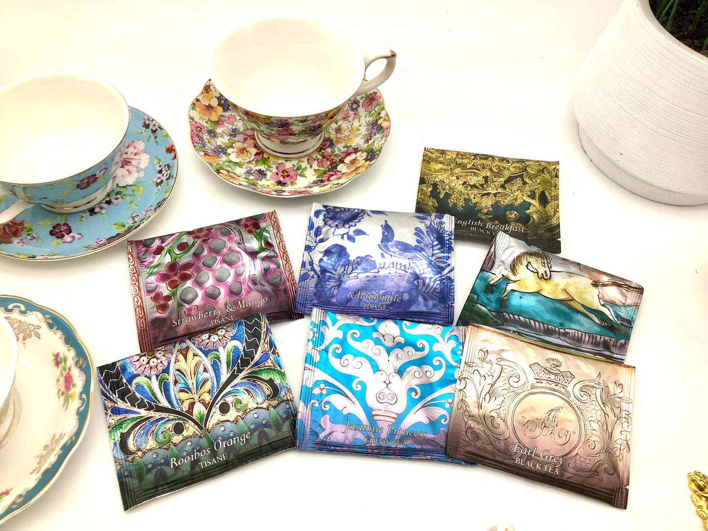 Beautiful tea party favors. Variety Assortment Newby Teas