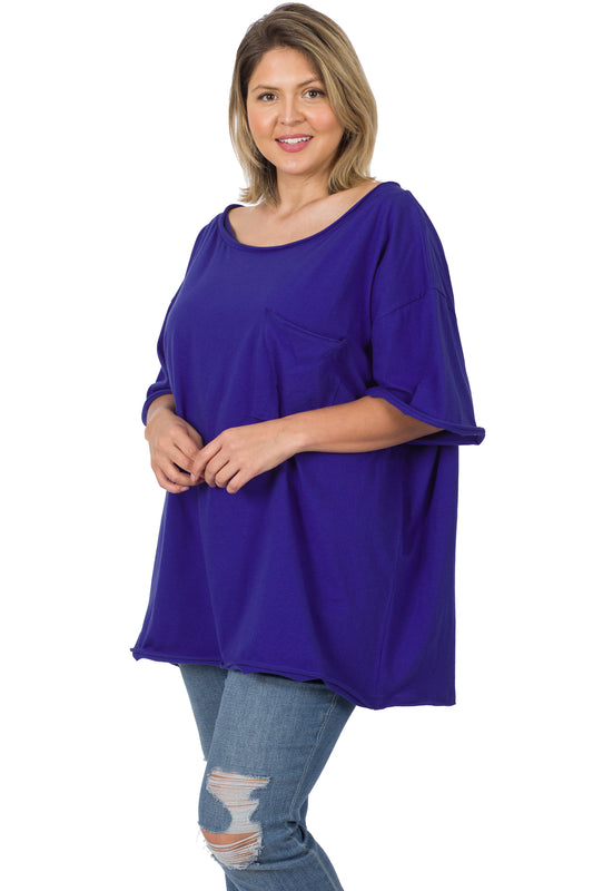 Plus Oversized Boyfriend Tee