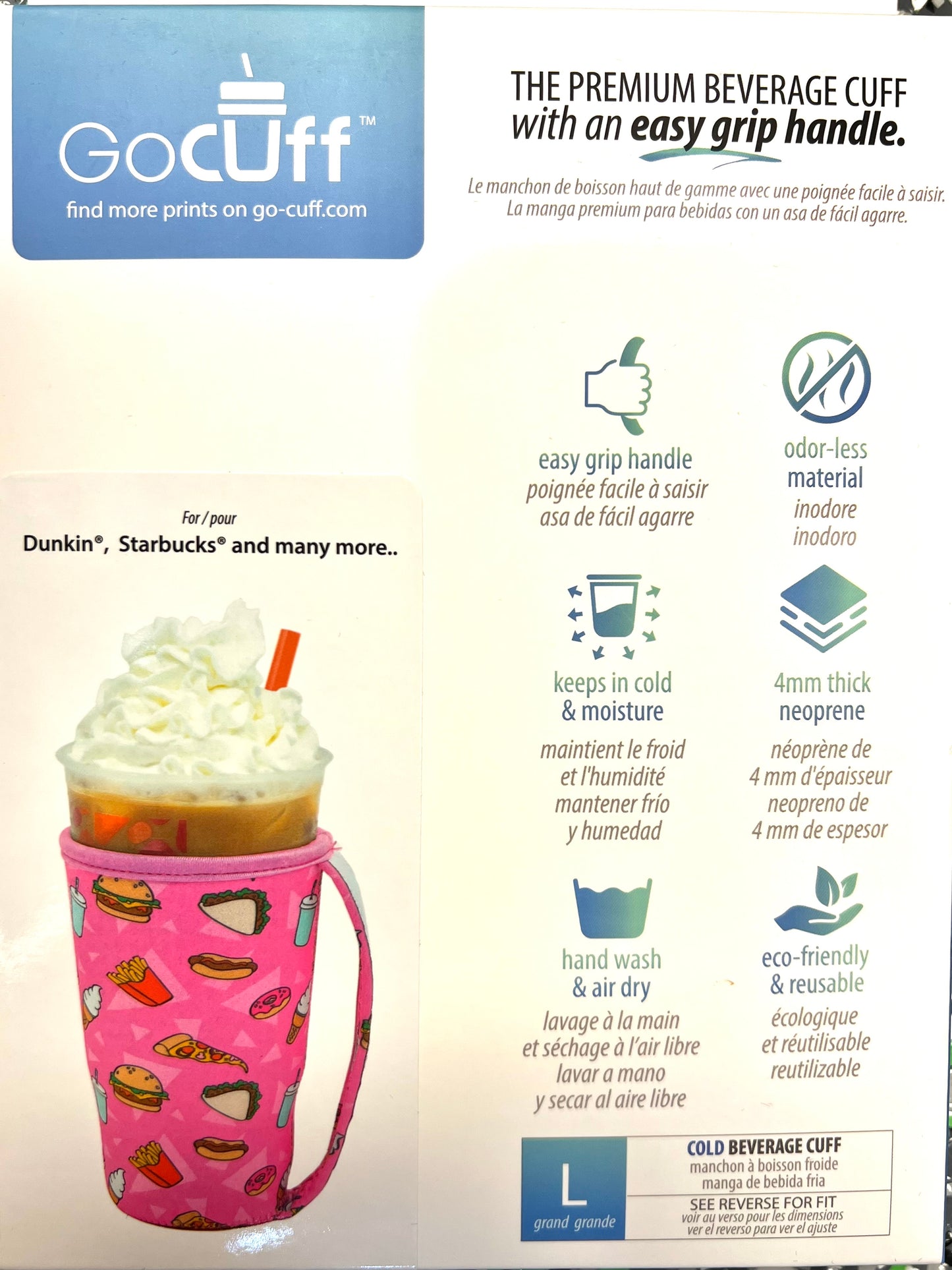 GoCuff Beverage Grip With Handle