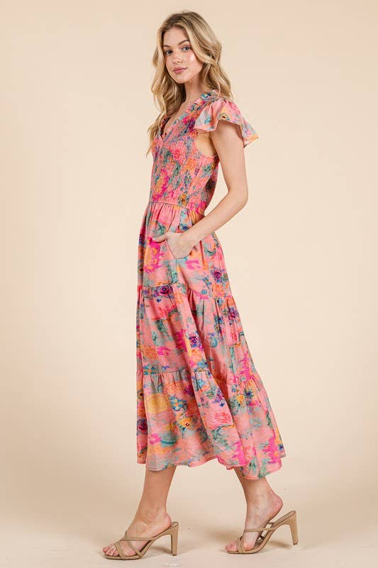 Smocked Maxi Dress
