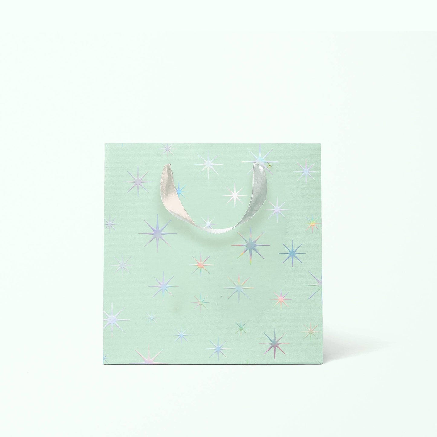 Starburst Gift Bag | Holographic Mint