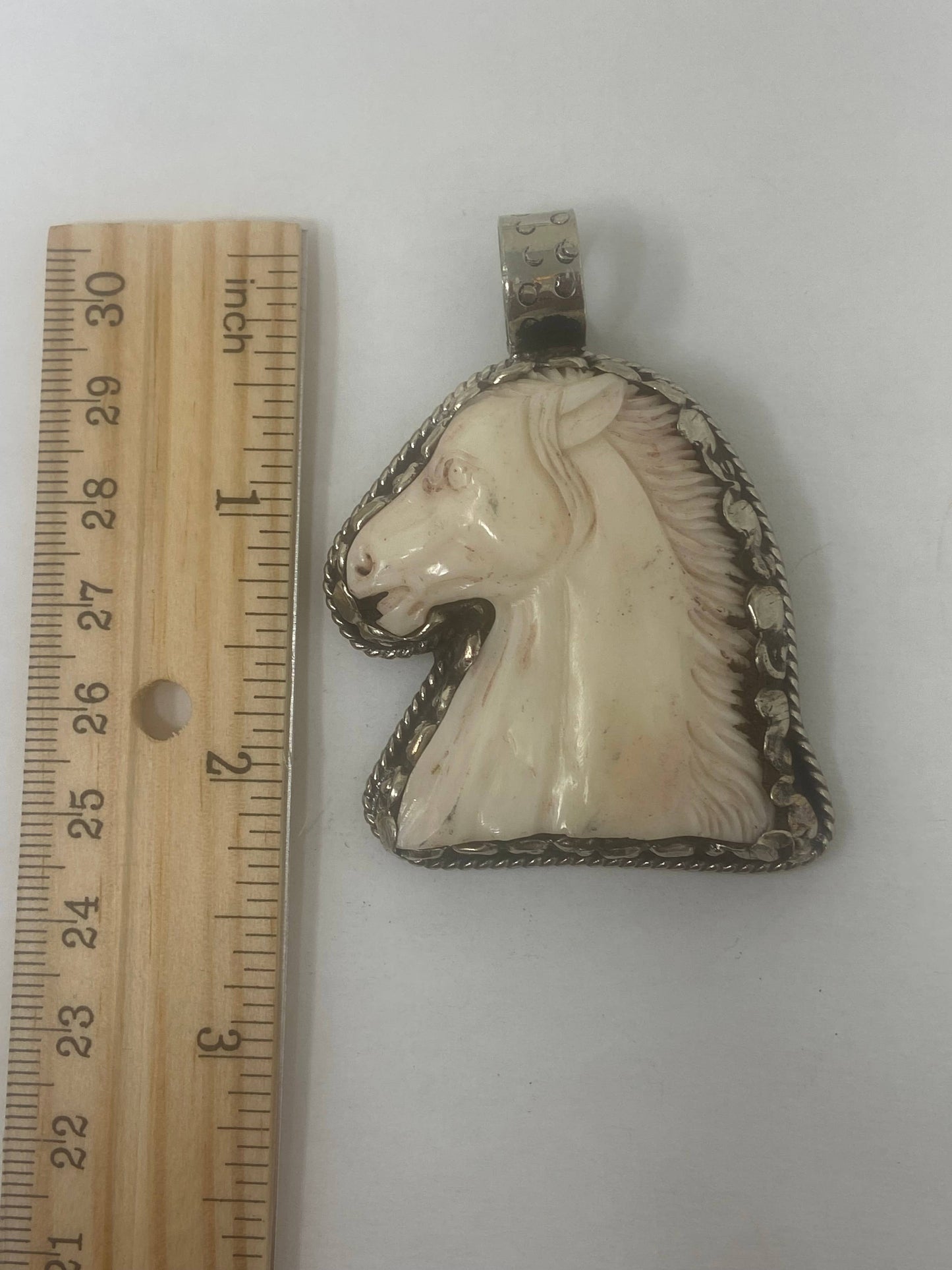 Bone Horse Pendant