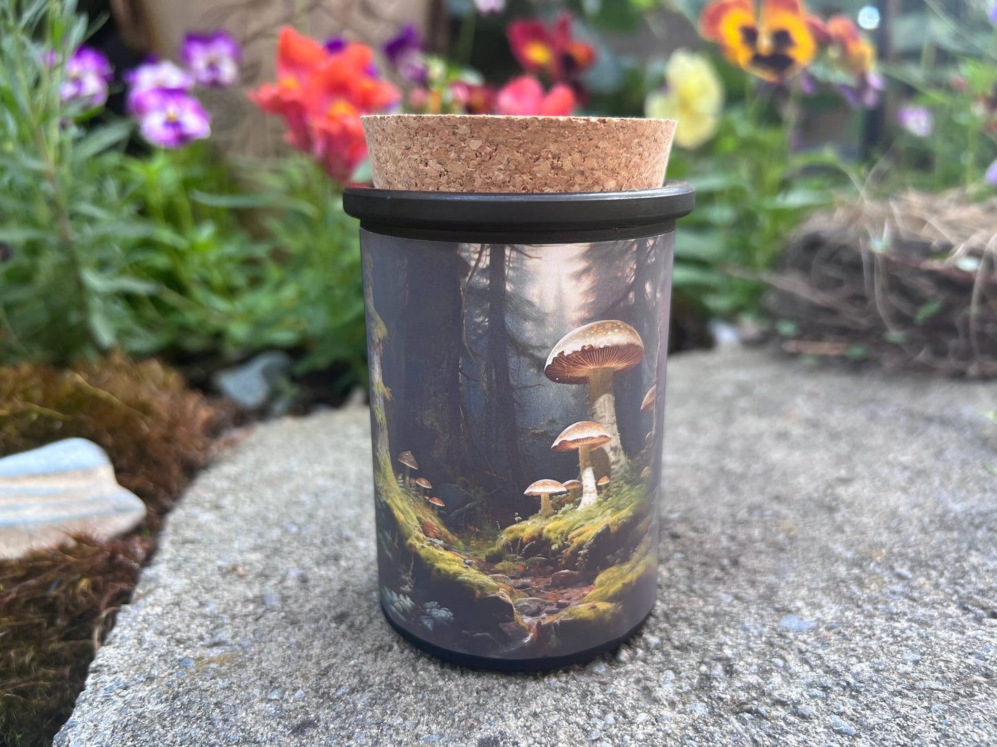 Fairytale Mushroom & Moss candles set of 6 Fairy Magic