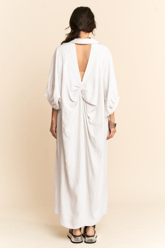 Effortless Elegance Maxi Shirt Dress