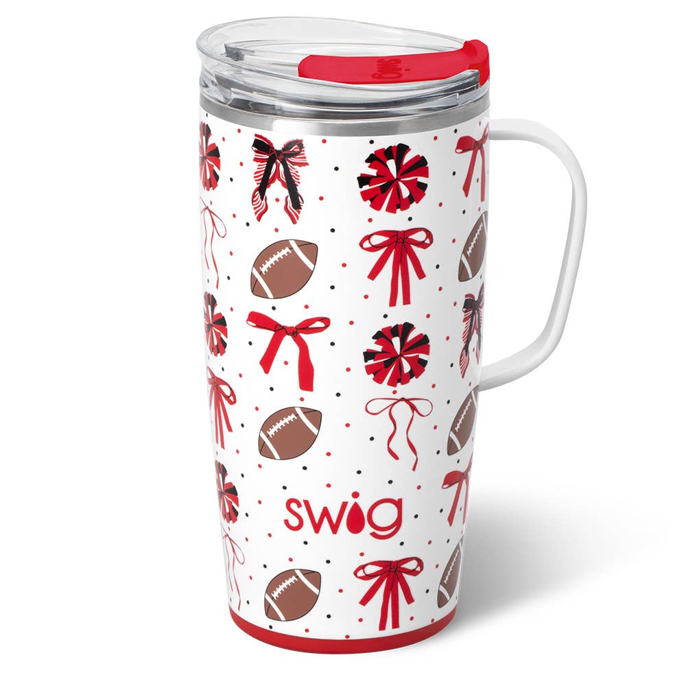 We've Got Spirit Black + Red Travel Mug (22oz)