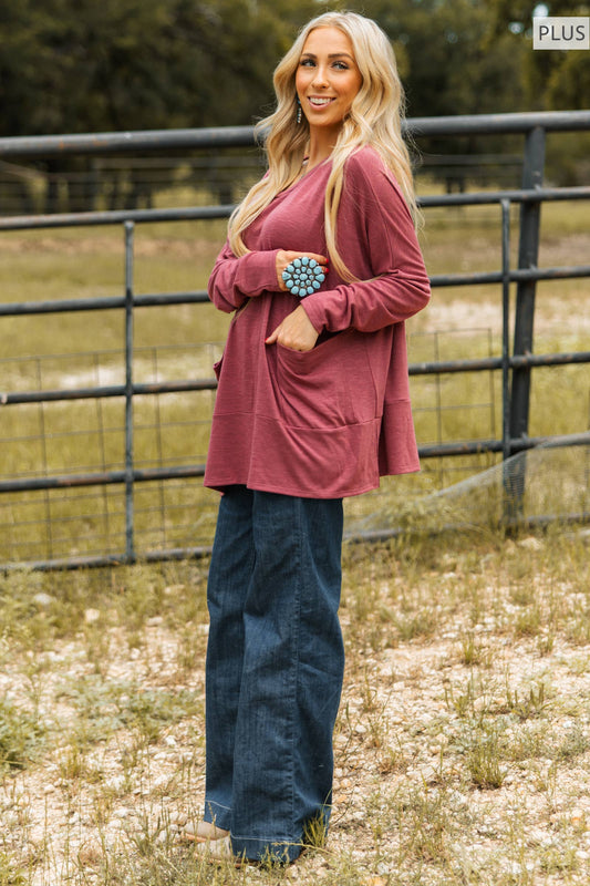 Weekend Ease Pocket Top