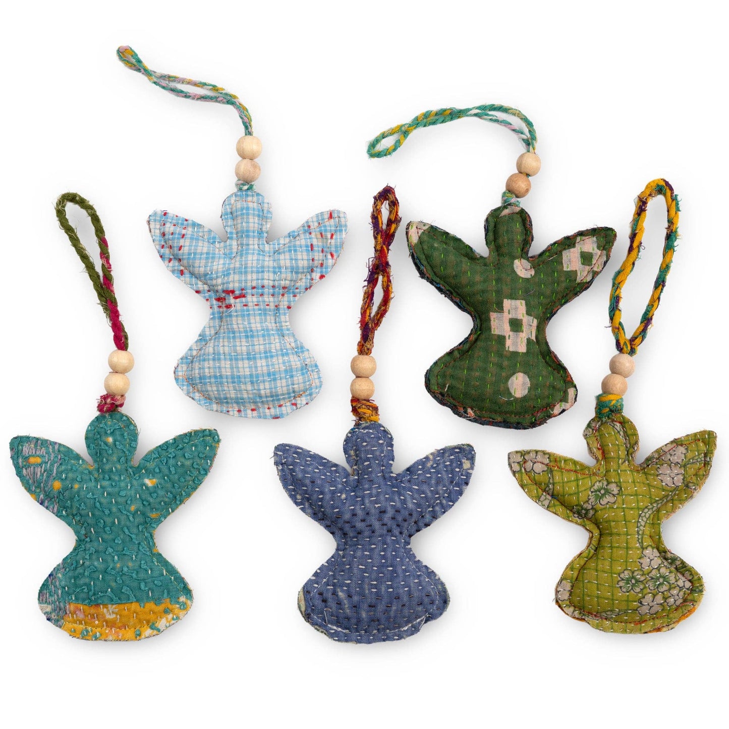 Kantha Angel Ornament