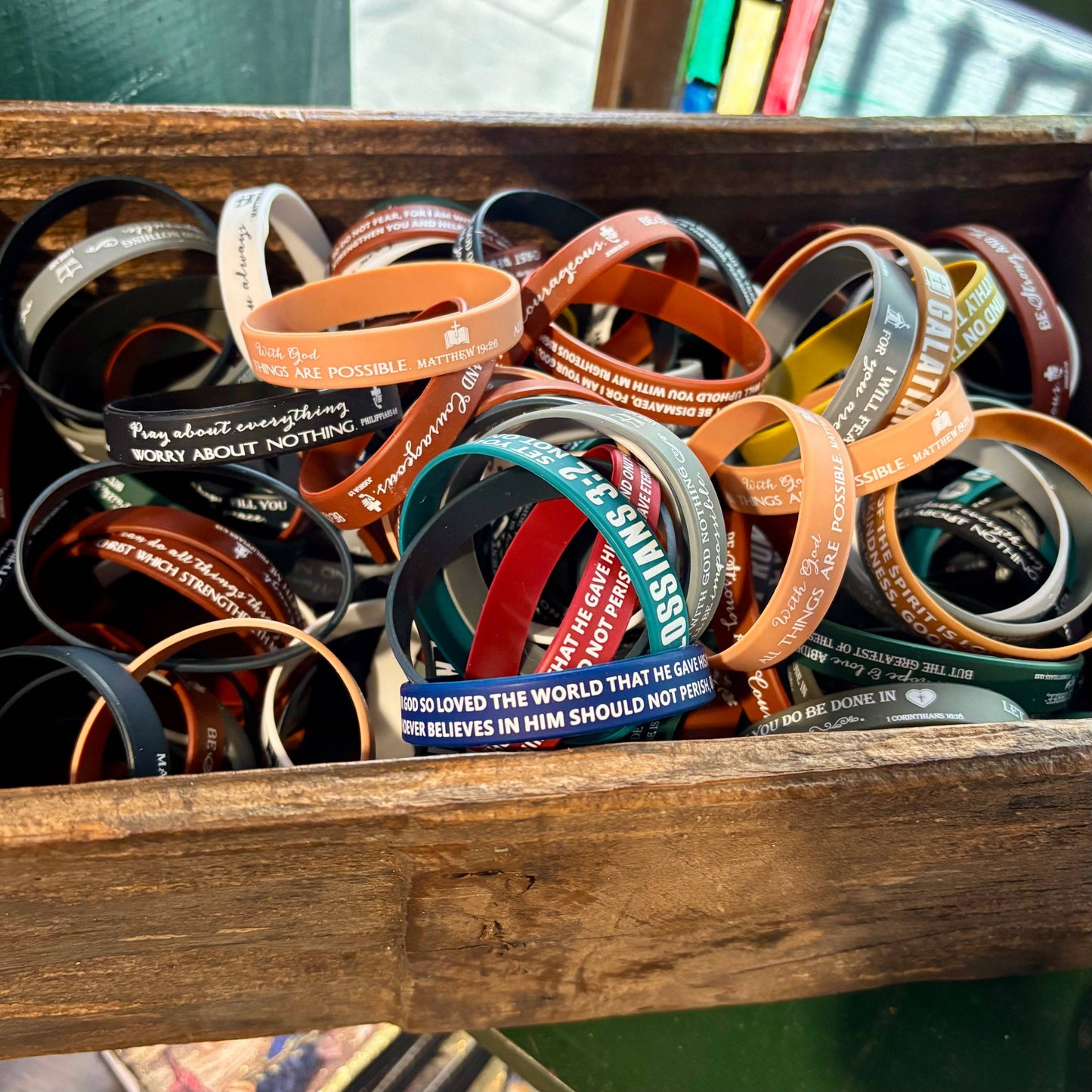 Bible Verse Silicone Bracelets