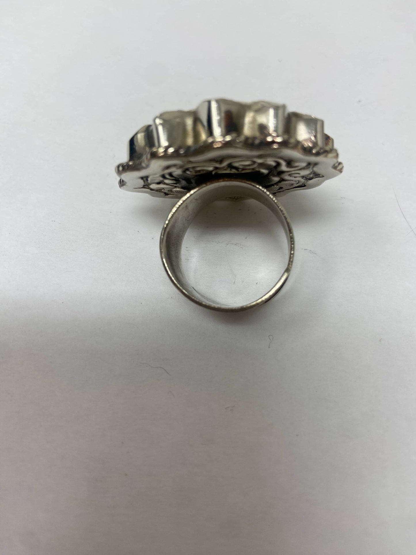Bone carved Sun Ring