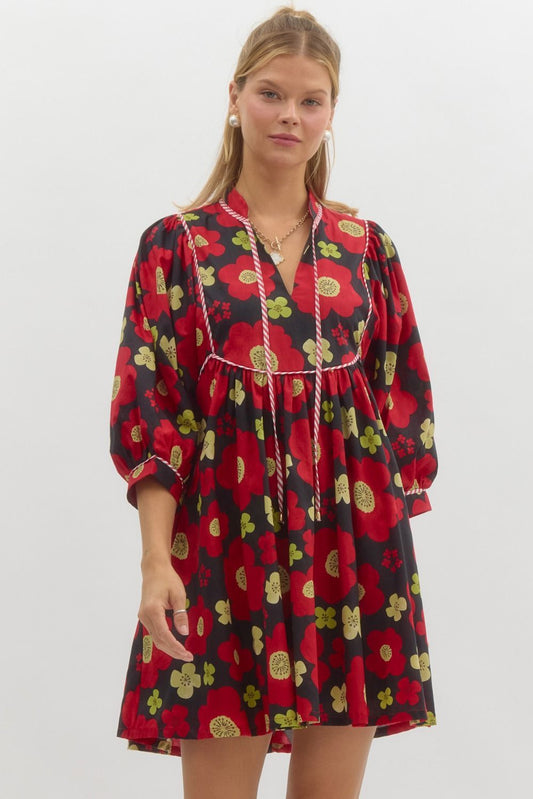 Red Poppy Entro Mini dress