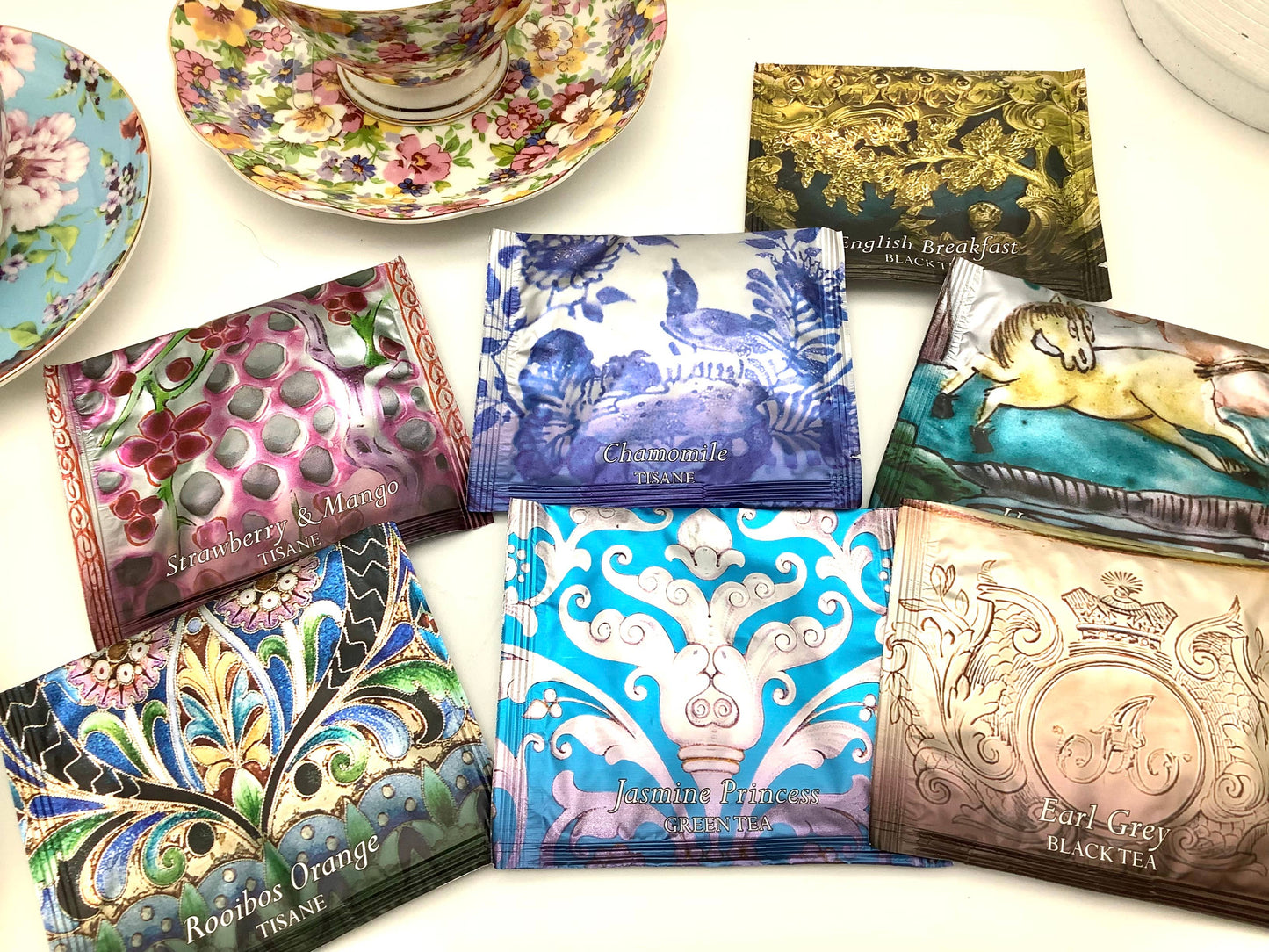 Beautiful tea party favors. Variety Assortment Newby Teas