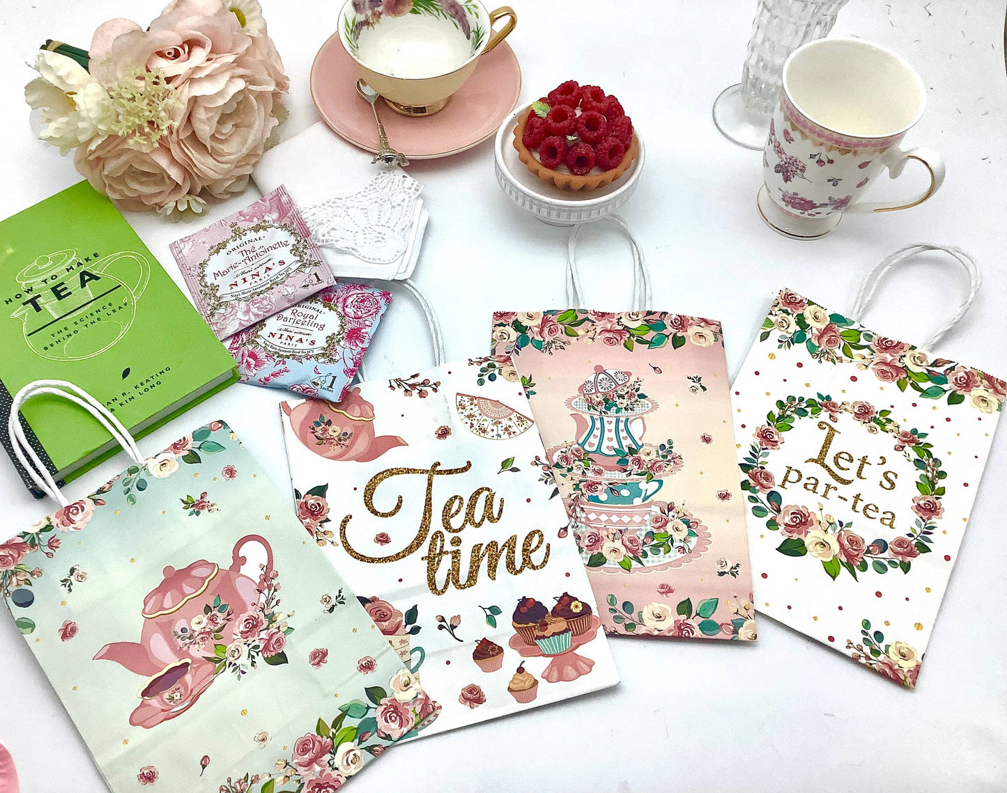 Tea Party Teacups Gift Bag