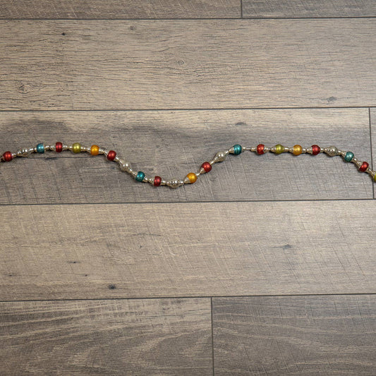 6' Retro Glass-Look Bead Garland