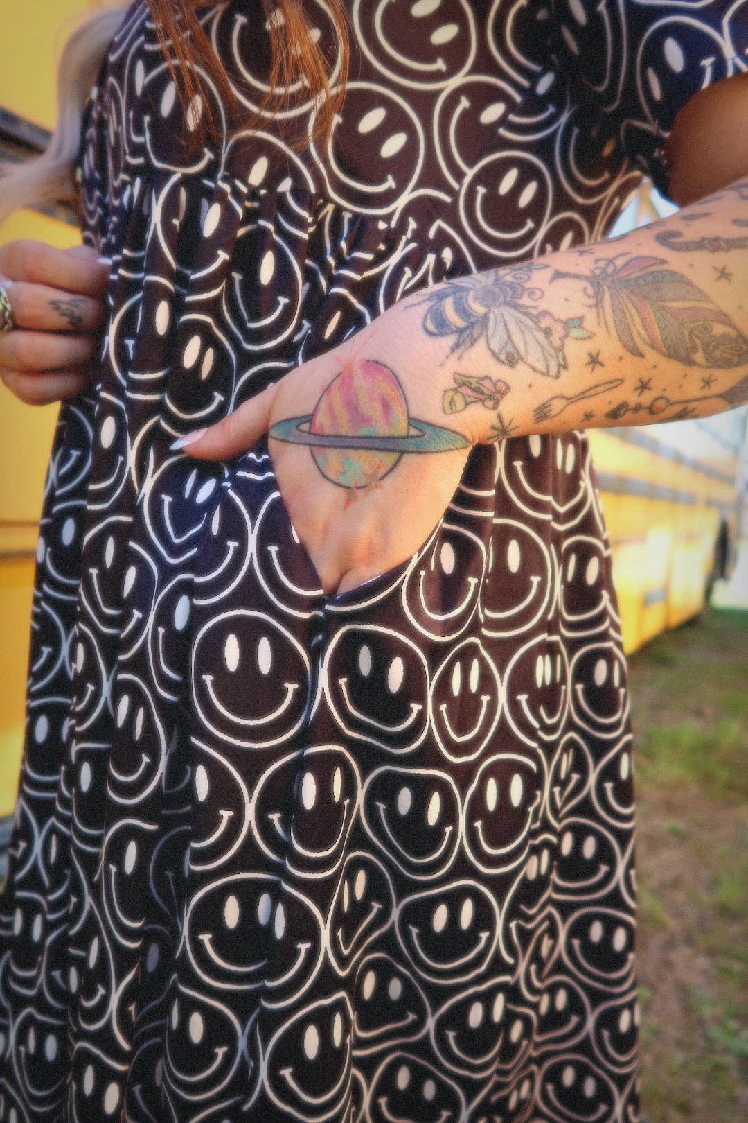 Main Character Oversized Smiley Dress Emy Ave™ Original