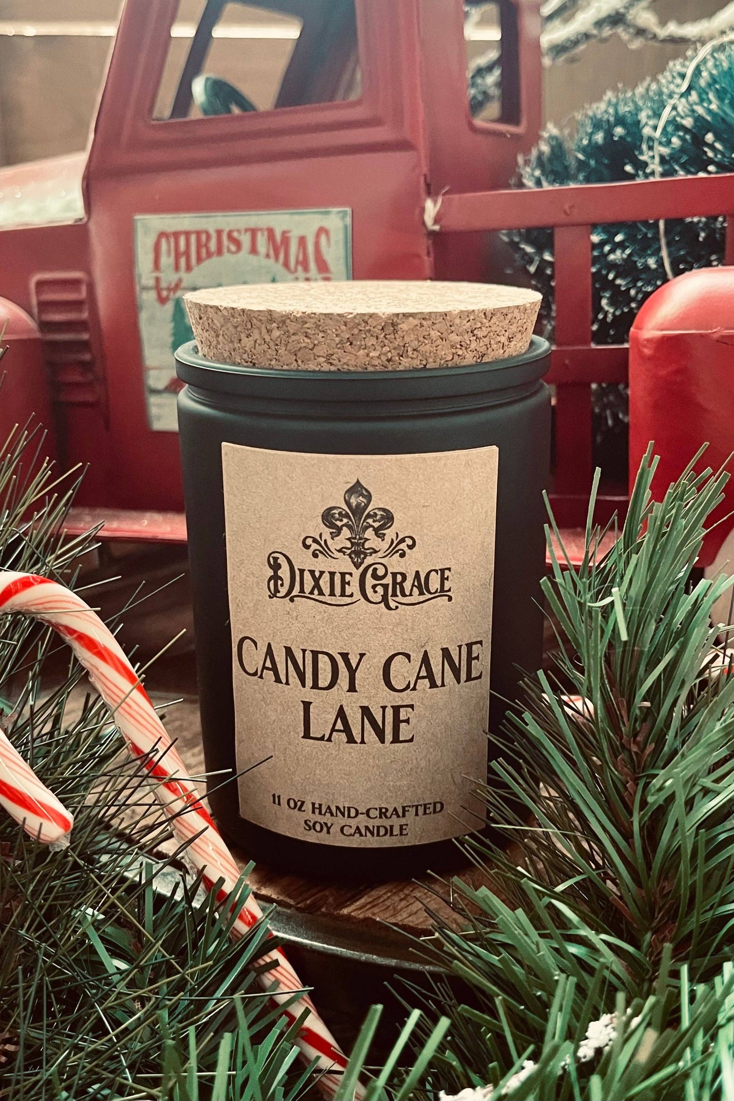 Candy Cane Lane Candle