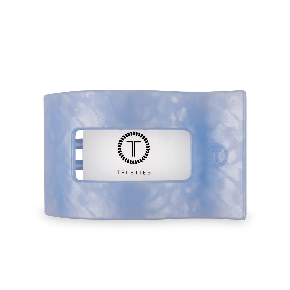 Blue Lagoon Flat Rectangle Hair Clip