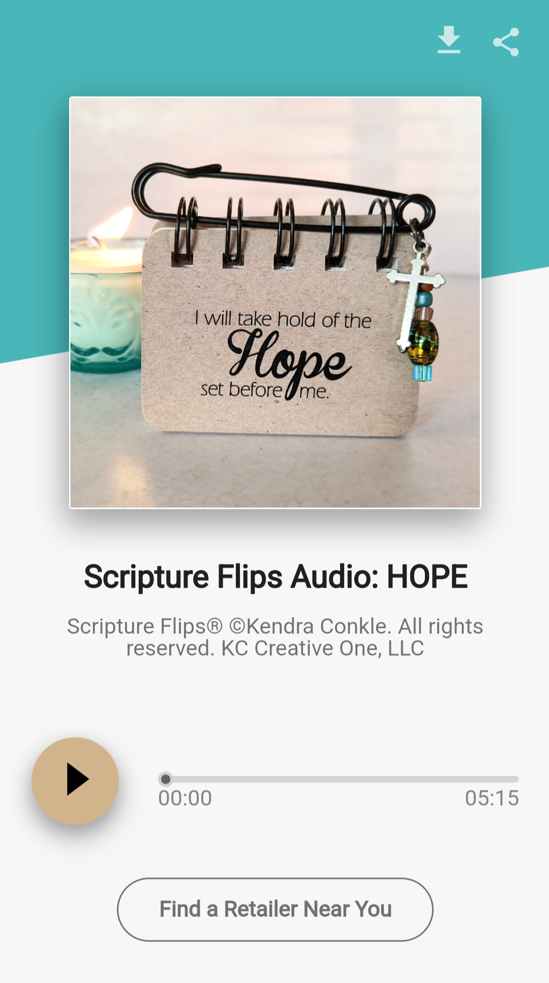 Hope Scripture Flip