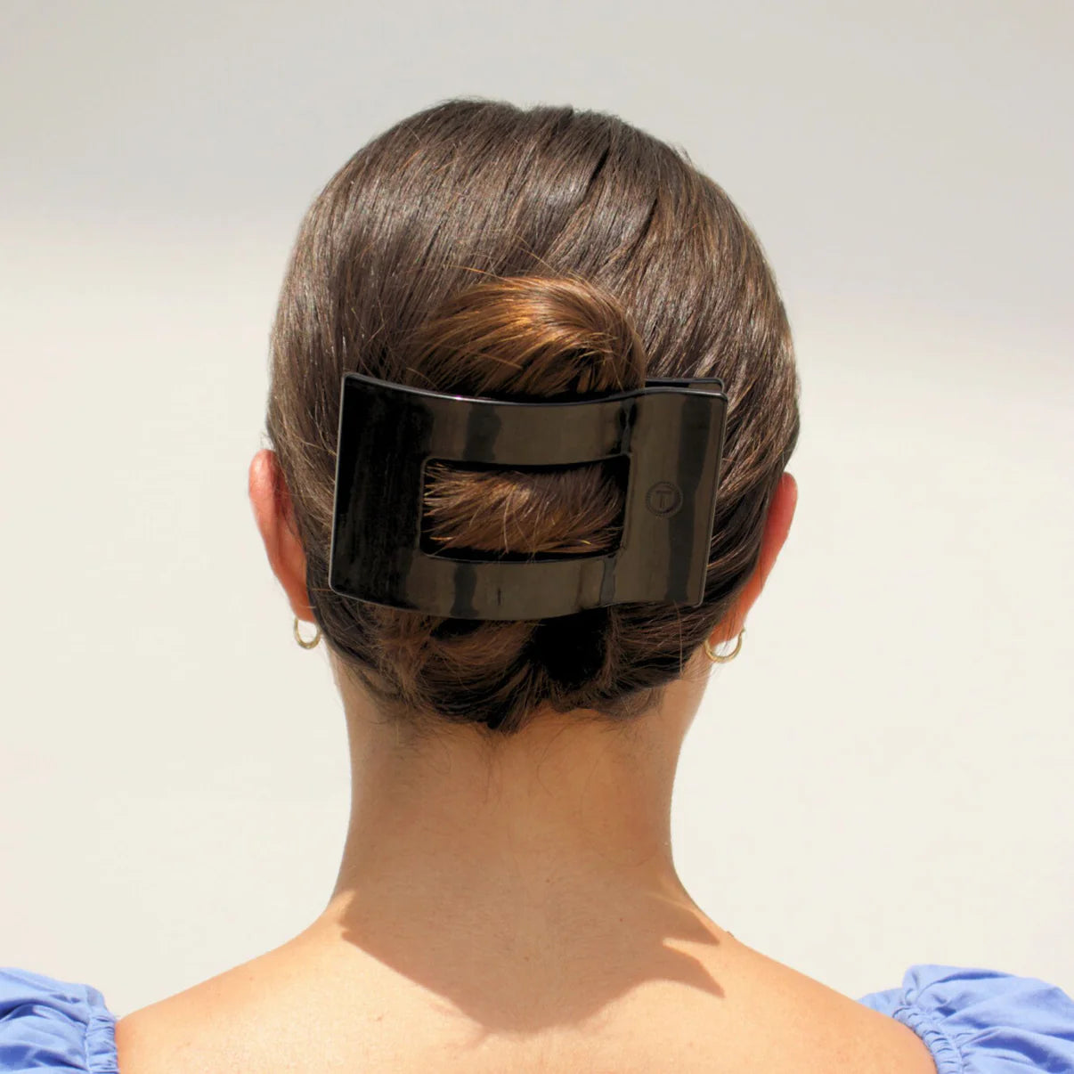Large Flat Rectangle Hair Clip