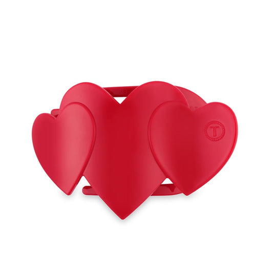 Teleties Red Heart to Heart Hair Clip