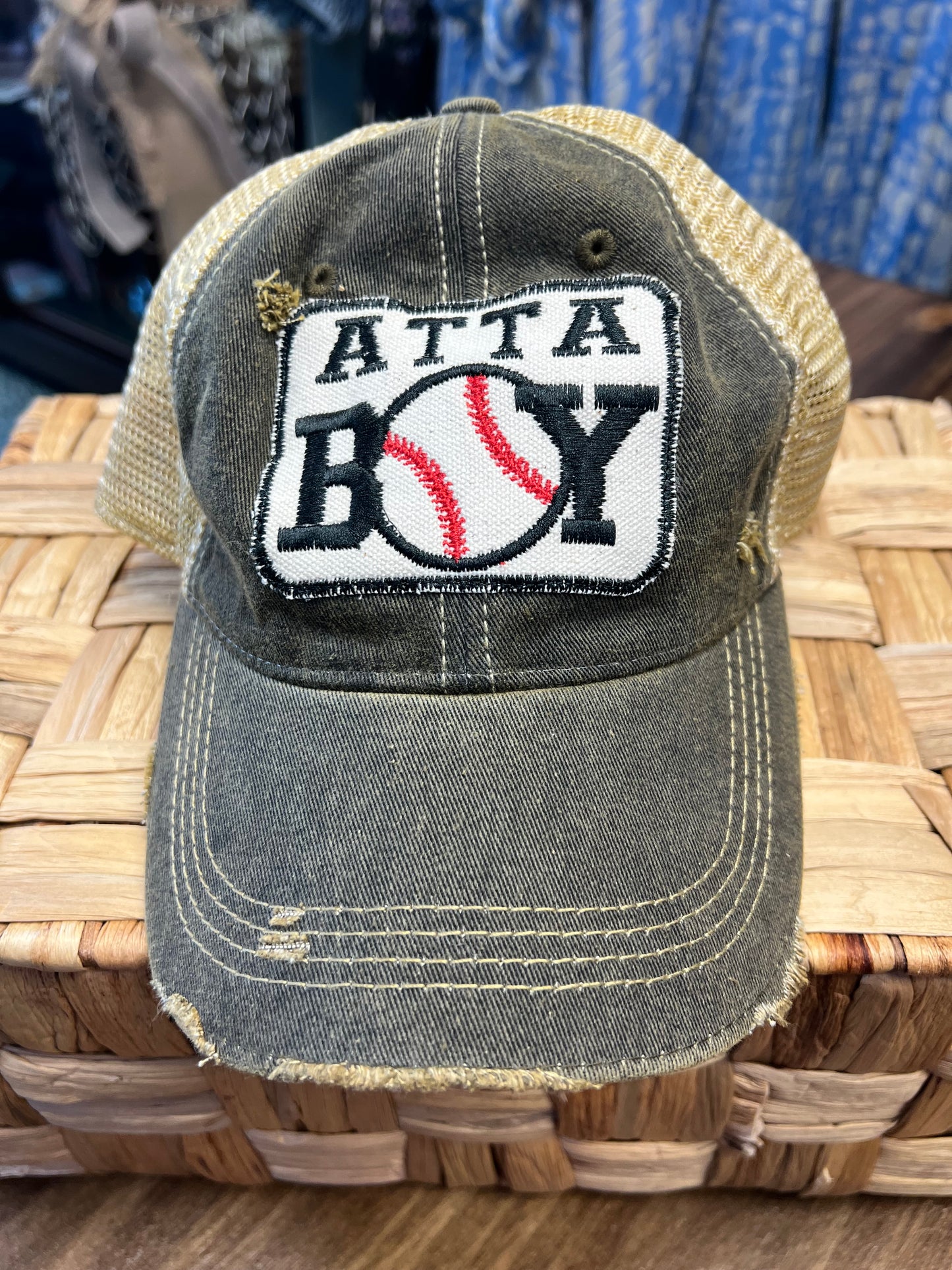 Distressed Baseball Hats!