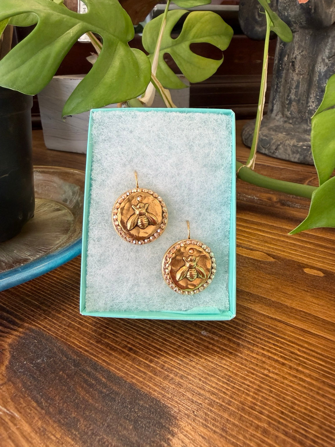 Mustard Seed Bee Kind Earrings
