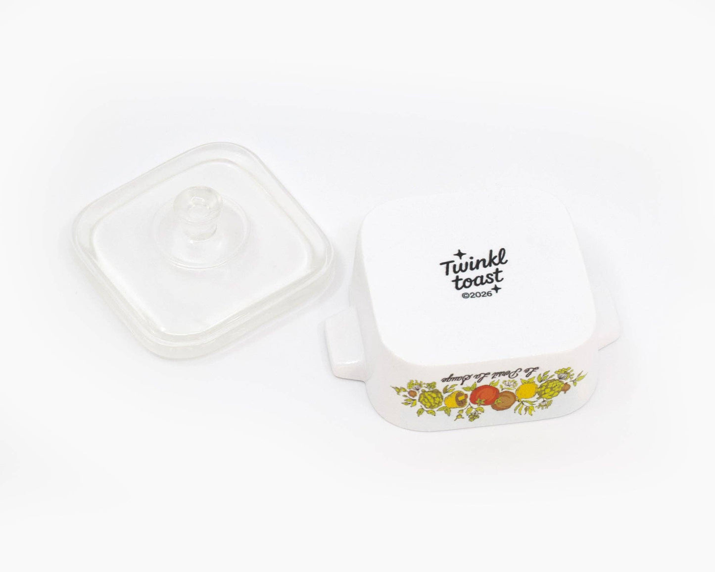Spice of Life Trinket Box – Corning Ware–Inspired Mini Dish