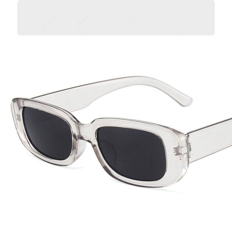 Fashion Sunglasses With Small Frame And Wide Legs