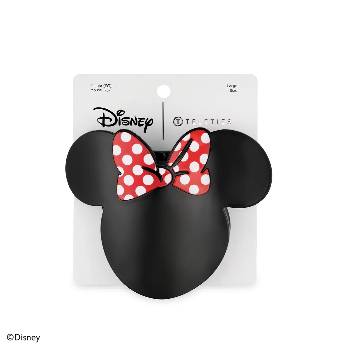Disney: Minnie Mouse Shaped Large Flat Hair Clip