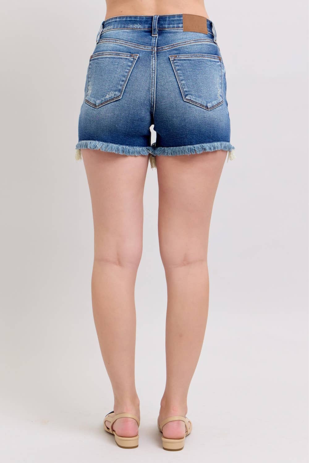 Judy Blue 2 Button Dad Shorts