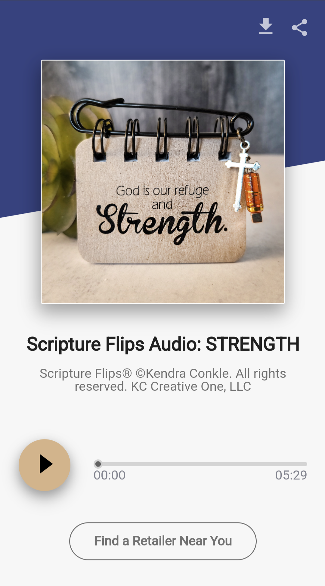 Strength Scripture Flip
