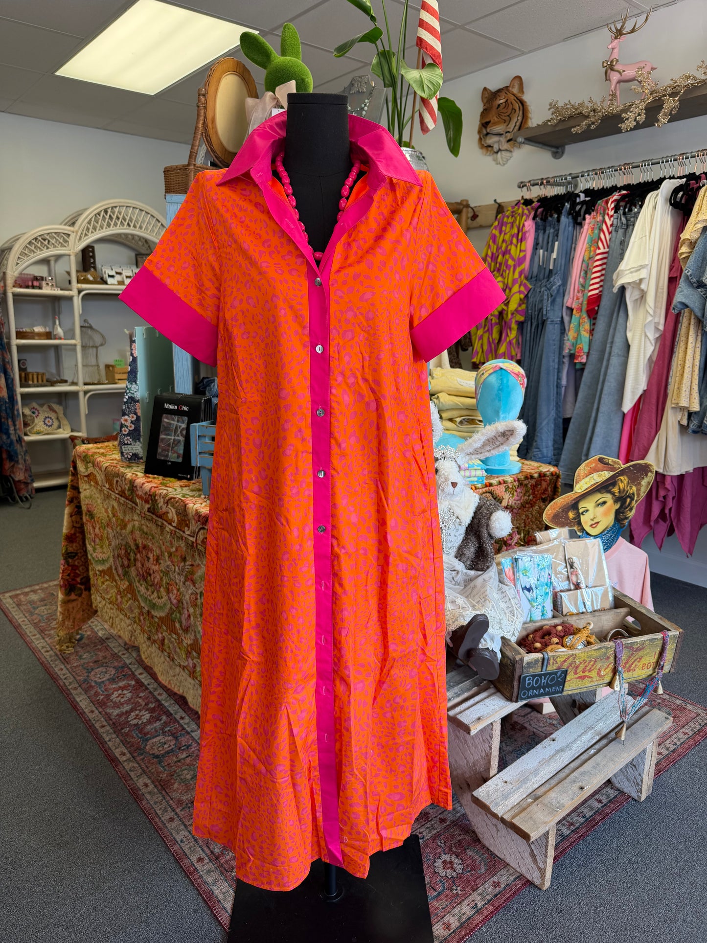 Sunset Safari Midi Dress