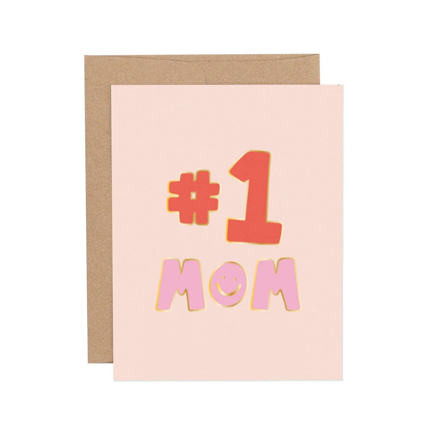 Number 1 Mom Mother's Day Card