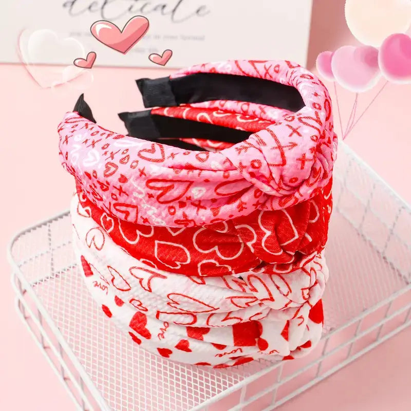Valentine Knotted Headband