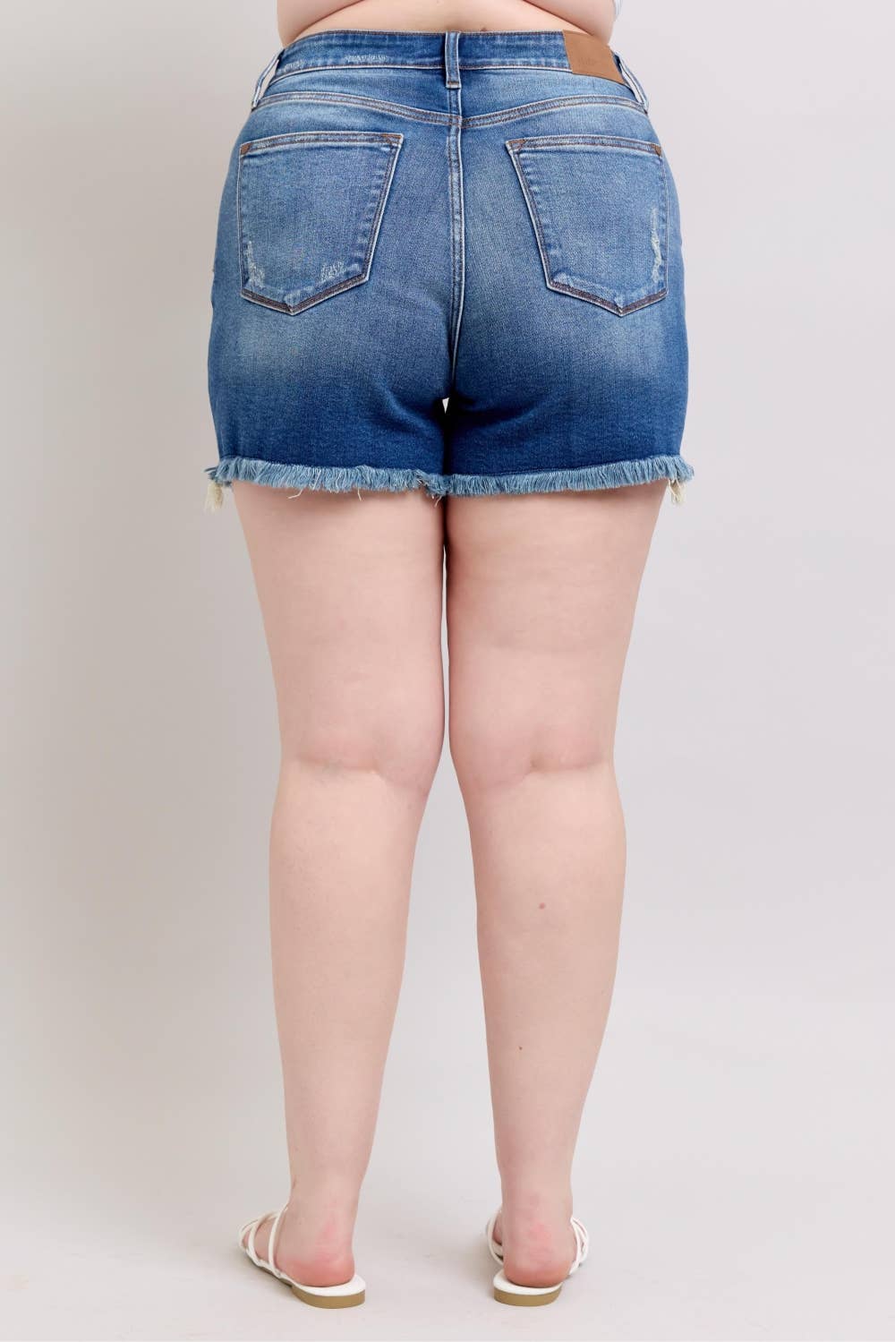 Judy Blue 2 Button Dad Shorts