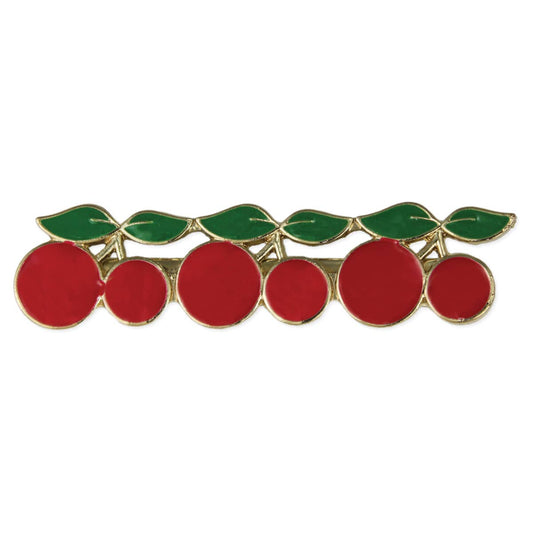 Bowl of Cherries Enamel Cherry Hair Clip