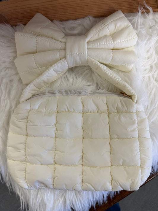 Mini Puffer Bow Bag