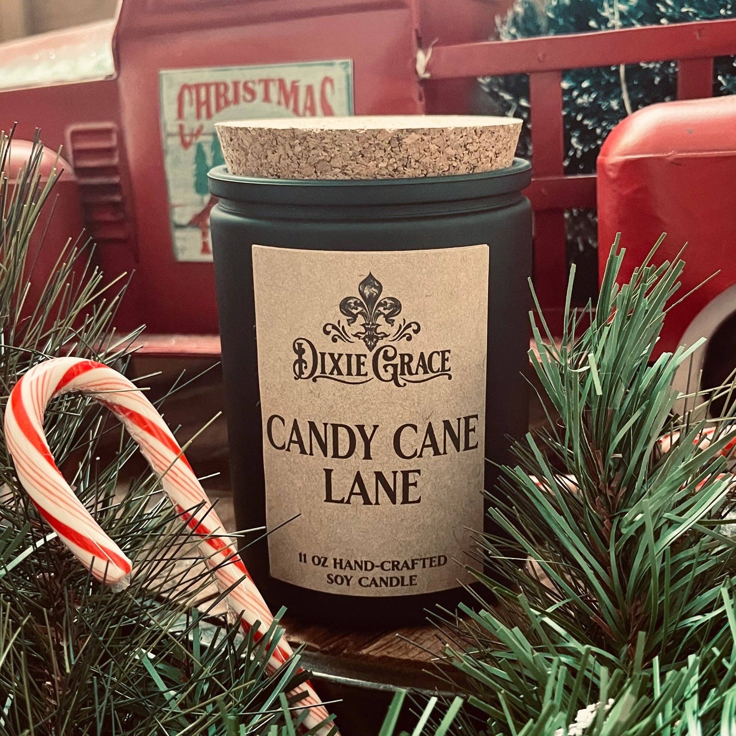 Candy Cane Lane Candle